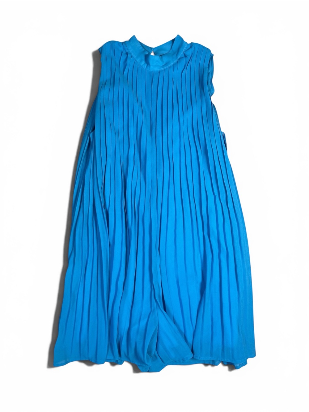 Dee Elly Pleated Romper Blue Size Medium